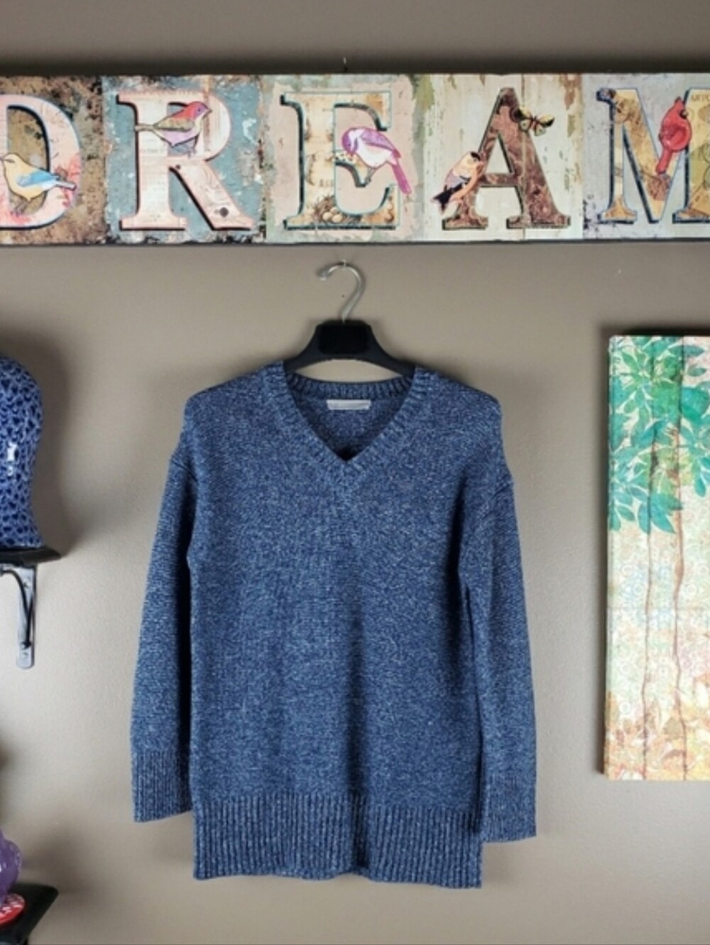 Everlane The Link Stitch V neck sweater size XS